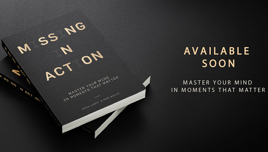 available soon, missing in-action, master your mindset in moments that matter book cover